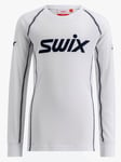 Swix RaceX Classic Long Sleeve Junior - Unisex - Hvit - 116