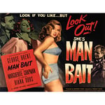 Wee Blue Coo Advertising Movie Film Man Bait Diana Dors 30X40 Cms Fine Art Print Art Poster Bb7532