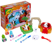 CRAYOLA Washimal Dinosaur - Kit Créatif De Coloriage, Feutres De Couleurs Et Figurines Ã€ Colorier, Ambiance Préhistoire - Ã‚ge Conseillé: Ã€ Partir De 3 Ans