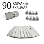 90 st Knivblad / Knivar till Husqvarna Automower, Gardena