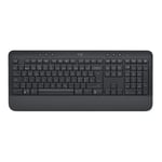 Logitech Signature K650 - tangentbord - QWERTY - nordiskt (danska/finska/norska/svenska) - grafit Inmatningsenhet