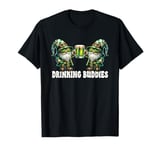 Green Gnomes In St Patricks Day Costume For Drinking Buddies T-Shirt