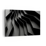 Impression sur Toile 100x70cm Tableaux Image Photo 3D Labyrinthe Moderne