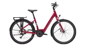 Velo de ville electrique trek verve  1 lowstep 400wh shimano acera 8v rouge 2024