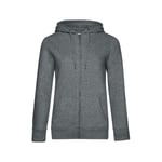 B and C Collection B&C QUEEN Zipped Hood - tröja - HeatherMidGrey - M