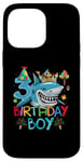 iPhone 14 Pro Max 3rd Birthday Shark Ocean Theme Party 3 Years Old For Boy Case