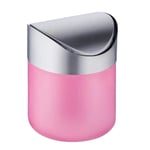 HUANGDANSEN Mini Bin Stainless Steel Trash Can Desktop Mini Ashtray Car Trash Can Home/Office | Trash Can