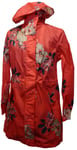 Joules Coat 6 GoLightly Raspberry Bircham Bloom Packaway Jacket Waterproof Mac