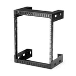 StarTech.com 12U 19inch Wall Mount Network Rack - 12inch Deep 2 Post Open Fra...