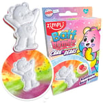 Zimpli Kids Care Bears Bombe de bain, crée magiquement un effet spécial arc-en-ciel, anniversaire, Noël, cadeau pour remplir les bas, jouet de bain pour les enfants, jouet en argent de poche