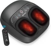 COMFIER Foot Massager with Heat Compression & Vibration Shiatsu Feet Massager