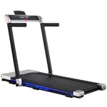 Tapis Roulant de Course Pliable motorisé avec Base Large, Portable, écran LED, adapté à l'aérobic en Famille et au Gymnase