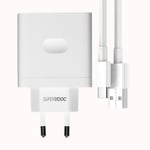 Chargeur Oppo USB SuperVOOC 65W + Câble USB vers USB-C modèle VCA7GAEH