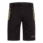 UYN Man Freemove Ow Pants Short Multi-Pocket Short Homme, Homme, Short, O101923, Noir/Vert Lime (Black/Acid, XL