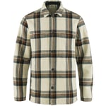 Fjällräven Fjällräven Singi Flannel Overshirt M - Chalk White-dark Navy - Herr - S- Naturkompaniet