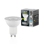 Integral Ampoule LED GU10 5 PACK lumière du jour froide 6500K, 600LM, 5,7W (équivalent à 75W) dimmable - Efficace en énergie et idéale pour les spots et projecteurs dans les salles de bains cuisines