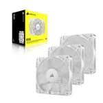 CORSAIR RS120 PWM 120mm Fans Triple Pack – White - CO-9050193-WW