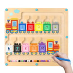 Jouets Montessori Enfants de 3 Ans Labyrinthe Magnétique de Couleurs Et de Chiffres Cadeau Garcon Jeux Jeu Jouet Cadeau Enfant Educatif 3 4 Ans Montessori Préscolaire Jouet de Triage des Couleurs