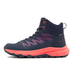 North Ridge Harlow WoMens Waterproof Walking & Hiking Mid Boots with Ripstop Upper - Navy - Size UK 4