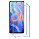 3-pack Skärmskydd Härdat glas 2,5D för Xiaomi Redmi Note 12 Pro Transparent