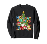 Paw Patrol Chase, Marshall, Rubble Christmas Holiday Helpers Sweatshirt