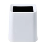 HUANGDANSEN Mini Bin Double-Layer Mini Trash Can Trash Can Desktop Car Round Trash Can