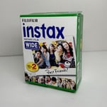 Fuji Instax Wide Film Fujifilm 300 Instant Cameras Twin pk -20 shots