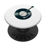 Vinyl Record and Banjo Music Lover PopSockets PopGrip Adhésif