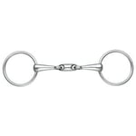 William Hunter Equestrian Large Lozenge French Link Loose Ring Snaffle Bit Size: 5"