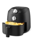 Midea Small Air Fryer, 1150 Watt, 2 L, Temperature Control, Timer, Indicator Light, BPA-Free, Black