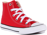 Converse Ashi Core Kid Lace Up High Top Canvas Trainer Colours UK Size 10 - 2.5