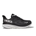 HOKA Clifton 9 Wide löparskor (herr) - Black/White, 42