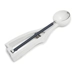 Lacor - 67040 - Cuillère à Crème Glacée, Ration de Boule de Crème Glacée, Biscuit et Pâte de Fruit, Lave-vaisselle Amical, 5cm, 24 Boules/L, 22cm, Blanc