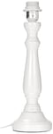 Rayher Pied de lampe à poser STOCKHOLM, blanc, 1 pce., 39cm, ampoule E27, céramique, chevet, meuble, décoration, cadeau pour crémaillère -23089000
