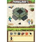 Minecraft Byggklossar med 32 Sexsidiga Magnetiska Kuber (Slutportal) End Portal