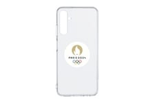 Coque transparente pour Galaxy A05S ''Flamme Paris 2024''