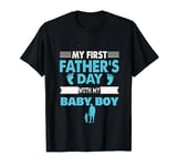 My First Fathers Day Baby Newborn Daughter Boy Matching T-Shirt