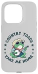 Coque pour iPhone 15 Pro Cool Cowboy Toad jouant de la musique, Country "Toads", Take Me Home