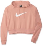 NIKE Sweatshirt-BQ9754 Women's Sweatshirt - Rose Gold/White, Large