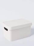 John Lewis ANYDAY Stackable Plastic Storage Box with Lid, Small