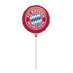 Amscan- Football 9C FC Bayern Munich Ballon Foil A20 en Vrac, 10202717, Rouge, Taille Unique