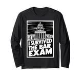 I Survived the Bar Exam, Funny Lawyer Design Long Sleeve T-Shirt