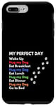 iPhone 7 Plus/8 Plus Dog Lover - Hug my Dog - My Perfect Day with paw prints Case