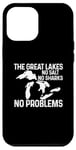 Coque pour iPhone 12 Pro Max The Great Lakes No Salt No Shark No Problem Midwest Majestic