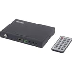 SpeaKa Professional SP-HDS-QMV100 4 ports HDMI Quad Multi-Viewer avec télécommande 1080 x 720 pixels