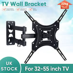 Wall Bracket Slim Swivel Tilt Mount LCD LED for 32 37 42 46 50 55" inch TV