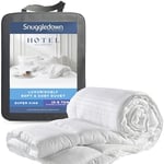 Snuggledown Hotel Collection Super King Duvet - 10.5 Tog Luxury Embossed All Year Round Ideal for Autumn, Summer & Winter - Made in the UK, Soft Touch Cover, Hypoallergenic, Washable (260 x 220cm)