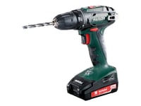 Metabo Bs 18 Lt Set - Borr/Drivare - Sladdlös 10 Mm - 48 N·M - 2 Batterier - 18 V