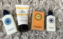 L’Occitane gift bundle Shea Soap Body Milk Shower Cream & Ultra Rich Lotion Mini