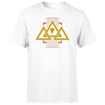 DC Black Adam Tri Force Unisex T-Shirt - White - XXL - White